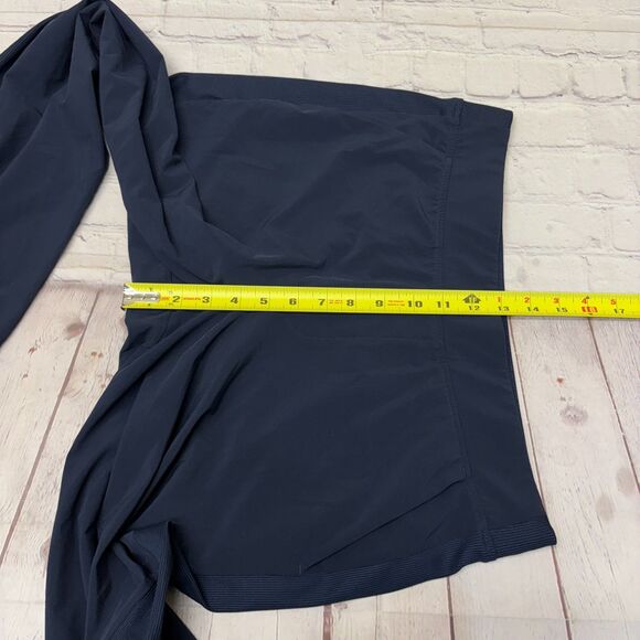 Athleta Women Brooklyn Mid Rise Ankle Pants Size 10 Navy Blue SP23 C023 -22 - Picture 5 of 16